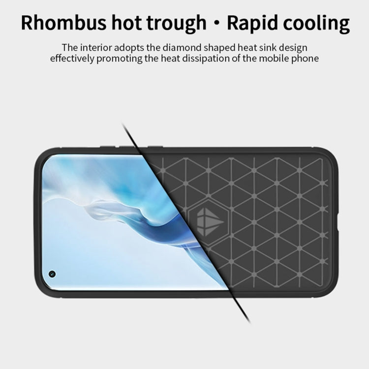 For Xiaomi Mi 11 MOFI Gentleness Series Brushed Texture Carbon Fiber Soft TPU Case(Red) - Xiaomi Cases by MOFI | Online Shopping South Africa | PMC TechLife | Buy Now Pay Later Mobicred