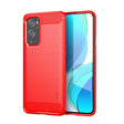 For OnePlus 9 Pro MOFI Gentleness Series Brushed Texture Carbon Fiber Soft TPU Case(Red) - free shipping - PMC TechLife - Order now!