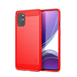 For OnePlus 8T MOFI Gentleness Series Brushed Texture Carbon Fiber Soft TPU Case(Red) - OnePlus Cases by MOFI | Online Shopping South Africa | PMC TechLife