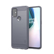 For OnePlus Nord N10 5G MOFI Gentleness Series Brushed Texture Carbon Fiber Soft TPU Case(Grey) - OnePlus Cases by MOFI | Online Shopping South Africa | PMC TechLife | Buy Now Pay Later Mobicred