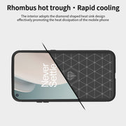 For OnePlus Nord N100 MOFI Gentleness Series Brushed Texture Carbon Fiber Soft TPU Case(Grey)