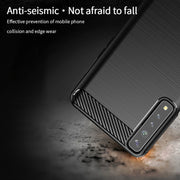 For LG Stylo 7 4G MOFI Gentleness Series Brushed Texture Carbon Fiber Soft TPU Case(Grey)