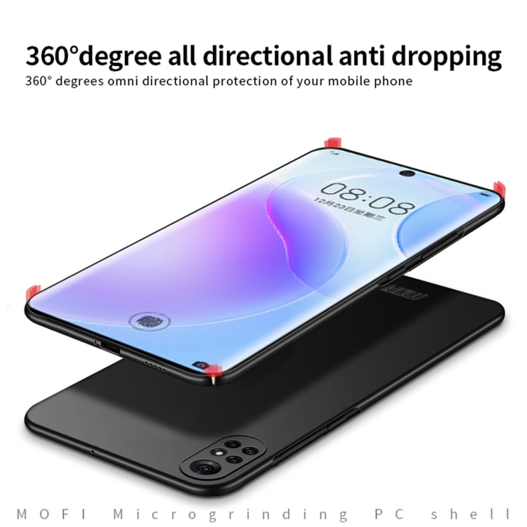 For Huawei Nova 8 MOFI Frosted PC Ultra-thin Hard Case(Black) - Huawei Cases by MOFI | Online Shopping South Africa | PMC TechLife | Buy Now Pay Later Mobicred