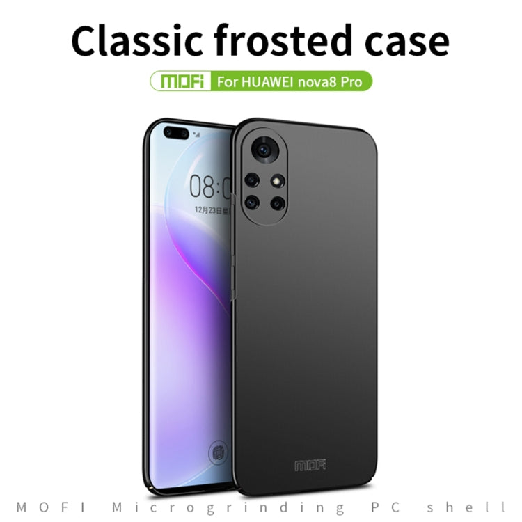 For Huawei Nova 8 Pro MOFI Frosted PC Ultra-thin Hard Case(Red) - Huawei Cases by MOFI | Online Shopping South Africa | PMC TechLife | Buy Now Pay Later Mobicred