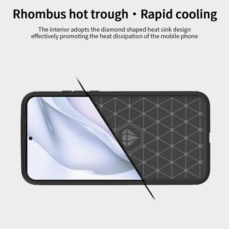 For Huawei P50 Pro MOFI Gentleness Series Brushed Texture Carbon Fiber Soft TPU Case(Black) - Huawei Cases by MOFI | Online Shopping South Africa | PMC TechLife | Buy Now Pay Later Mobicred