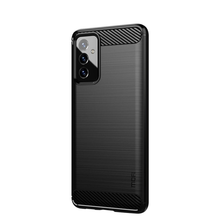 For Samsung Galaxy A82 / Quantum2 MOFI Gentleness Series Brushed Texture Carbon Fiber Soft TPU Case(Black) - Galaxy Phone Cases by MOFI | Online Shopping South Africa | PMC TechLife