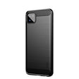 For Samsung Galaxy A22 5G MOFI Gentleness Series Brushed Texture Carbon Fiber Soft TPU Case(Black) - Galaxy Phone Cases by MOFI | Online Shopping South Africa | PMC TechLife