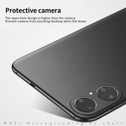 For Huawei P50 MOFI Frosted PC Ultra-thin Hard Case(Rose gold)