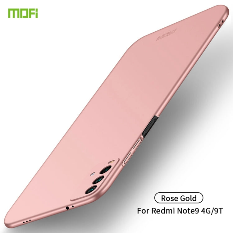 For Xiaomi Redmi 9T / Note 9 4G / 9 Power MOFI Frosted PC Ultra-thin Hard Case(Rose gold) - Xiaomi Cases by MOFI | Online Shopping South Africa | PMC TechLife | Buy Now Pay Later Mobicred