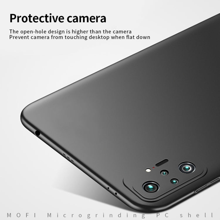 For Xiaomi Redmi Note10 Pro MOFI Frosted PC Ultra-thin Hard Case(Black) - Xiaomi Cases by MOFI | Online Shopping South Africa | PMC TechLife | Buy Now Pay Later Mobicred