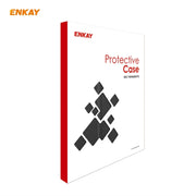 ENKAY PU Leather + Plastic Smart Case with Three-folding Holder for Amazon Fire HD 10 / 10 Plus (2021)(Black)