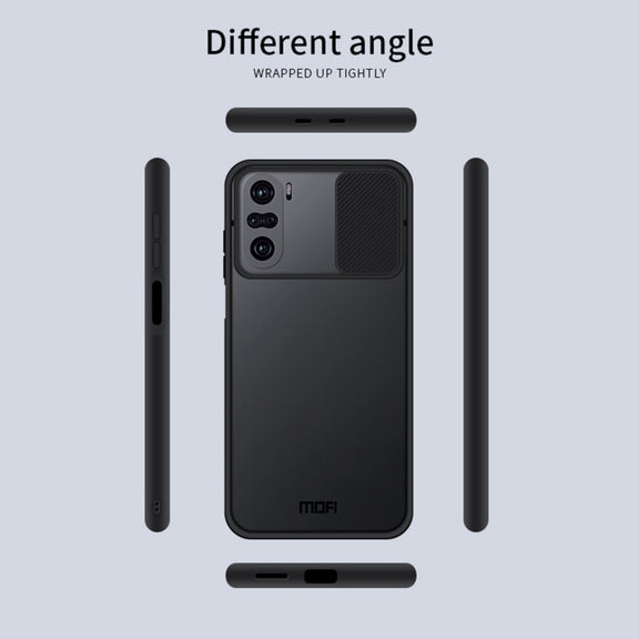 For Xiaomi PocoF3 / Mi 11i / Redmi K40 / K40 Pro / K40 Pro+ MOFI Xing Dun Series Translucent Frosted PC + TPU Privacy Anti-glare Shockproof All-inclusive Protective Case(Green)
