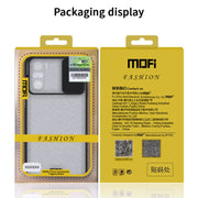 For Xiaomi Redmi Note 10 Pro / Note 10 Pro Max MOFI Xing Dun Series Translucent Frosted PC + TPU Privacy Anti-glare Shockproof All-inclusive Protective Case(Blue)