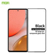 For Samsung Galaxy A72 4G/5G MOFI 9H 3D Explosion-proof Curved Screen Tempered Glass Film(Black) - Galaxy Tempered Glass by MOFI | Online Shopping South Africa | PMC TechLife | Buy Now Pay Later Mobicred