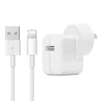 12W USB Charger + USB to 8 Pin Data Cable for iPad / iPhone / iPod Series, AU Plug - USB Charger by PMC TechLife | Online Shopping South Africa | PMC TechLife | Buy Now Pay Later Mobicred