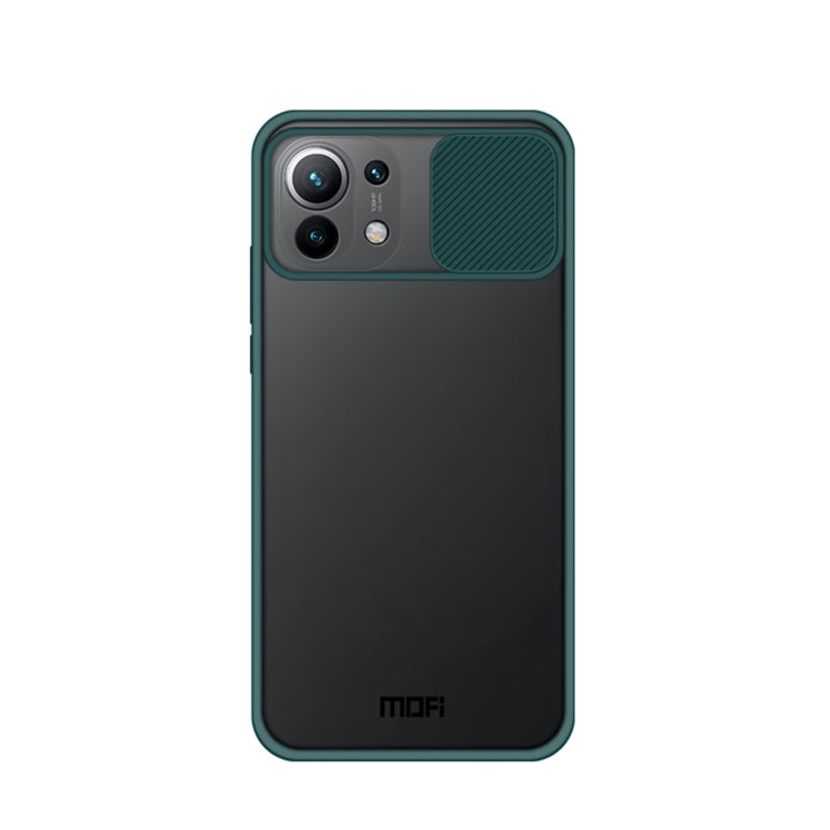 For Xiaomi Mi 11 MOFI Xing Dun Series Translucent Frosted PC + TPU Privacy Anti-glare Shockproof All-inclusive Protective Case(Green) - free shipping - PMC TechLife - Order now!