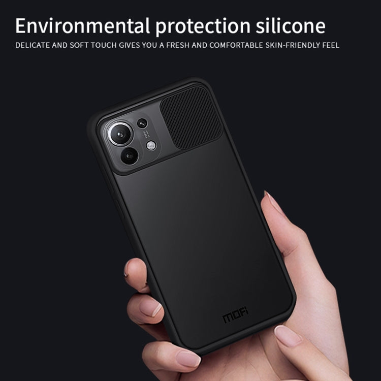 For Xiaomi Mi 11 MOFI Xing Dun Series Translucent Frosted PC + TPU Privacy Anti-glare Shockproof All-inclusive Protective Case(Green) - free shipping - PMC TechLife - Order now!