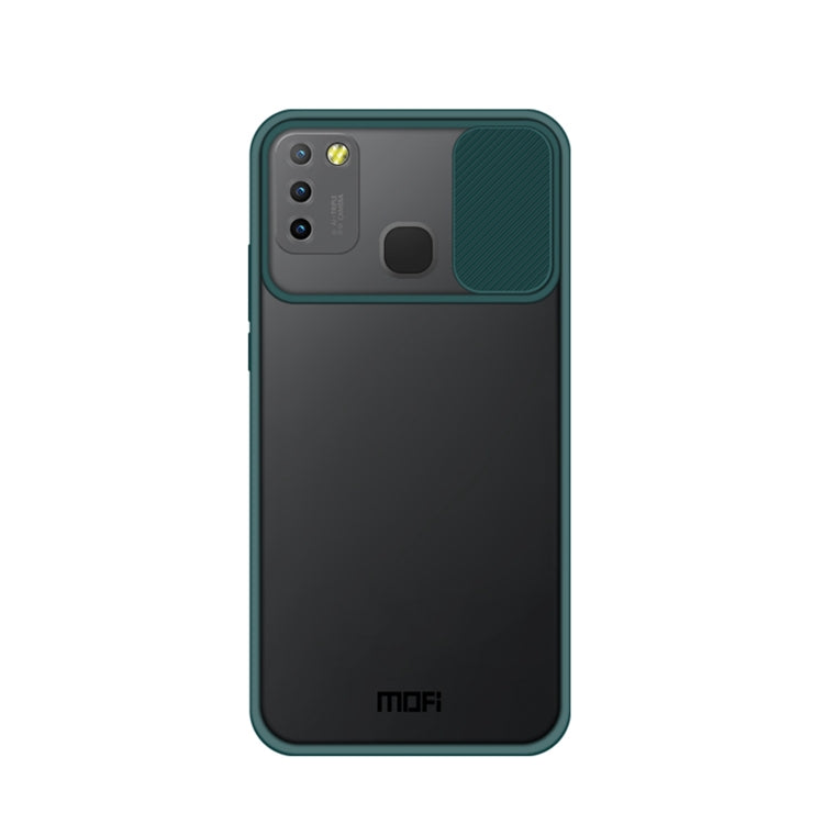 For Infinix Smart 5 X657 / Hot 10 Lite MOFI Xing Dun Series Translucent Frosted PC + TPU Privacy Anti-glare Shockproof All-inclusive Protective Case(Green) - free shipping - PMC TechLife - Order now!