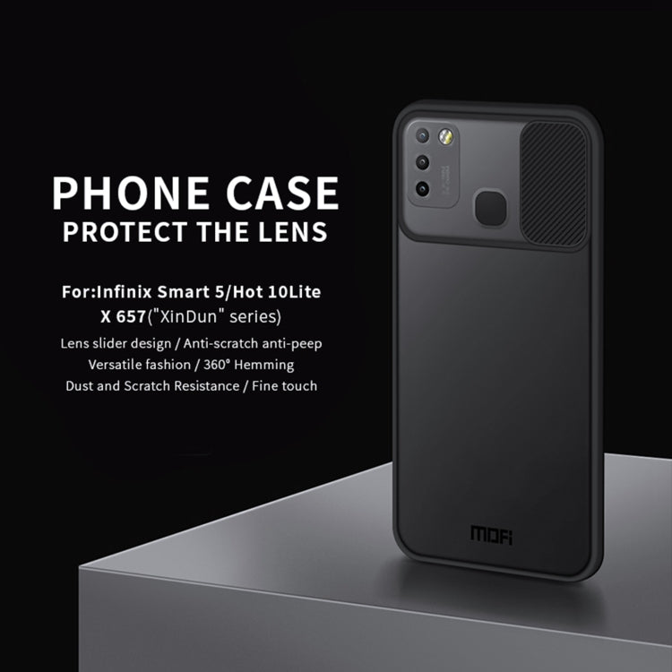For Infinix Smart 5 X657 / Hot 10 Lite MOFI Xing Dun Series Translucent Frosted PC + TPU Privacy Anti-glare Shockproof All-inclusive Protective Case(Green) - free shipping - PMC TechLife - Order now!