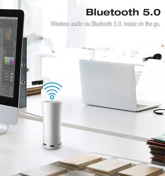 EWA A115 Portable Metal Bluetooth Speaker 105H Power Hifi Stereo Outdoor Subwoofer(Gray)