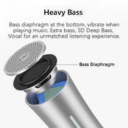 EWA A115 Portable Metal Bluetooth Speaker 105H Power Hifi Stereo Outdoor Subwoofer(Blue)
