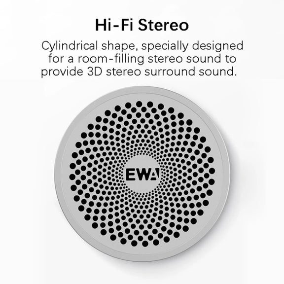 EWA A115 Portable Metal Bluetooth Speaker 105H Power Hifi Stereo Outdoor Subwoofer(Blue)