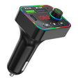 F4 Car MP3 Player FM Transmitter Colorful Backlight USB Charger Dual USB Car Accessories - Bluetooth Car Kits by PMC TechLife | Online Shopping South Africa | PMC TechLife | Buy Now Pay Later Mobicred