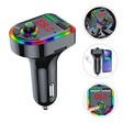 F6 Car FM Transmitter Colorful Breathing Atmosphere Lamp  MP3 Player Charger - Bluetooth Car Kits by PMC TechLife | Online Shopping South Africa | PMC TechLife | Buy Now Pay Later Mobicred