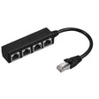 1 Male to 4 Female LAN Ethernet Cable Adapter Ethernet Splitter - Network Hubs by PMC TechLife | Online Shopping South Africa | PMC TechLife | Buy Now Pay Later Mobicred