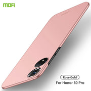 For Honor 50 Pro MOFI Frosted PC Ultra-thin Hard Case(Rose Gold)