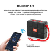 T&G TG311 LED Flashlight Portable Bluetooth Speaker, Support TF Card / FM / 3.5mm AUX / U Disk(Red)