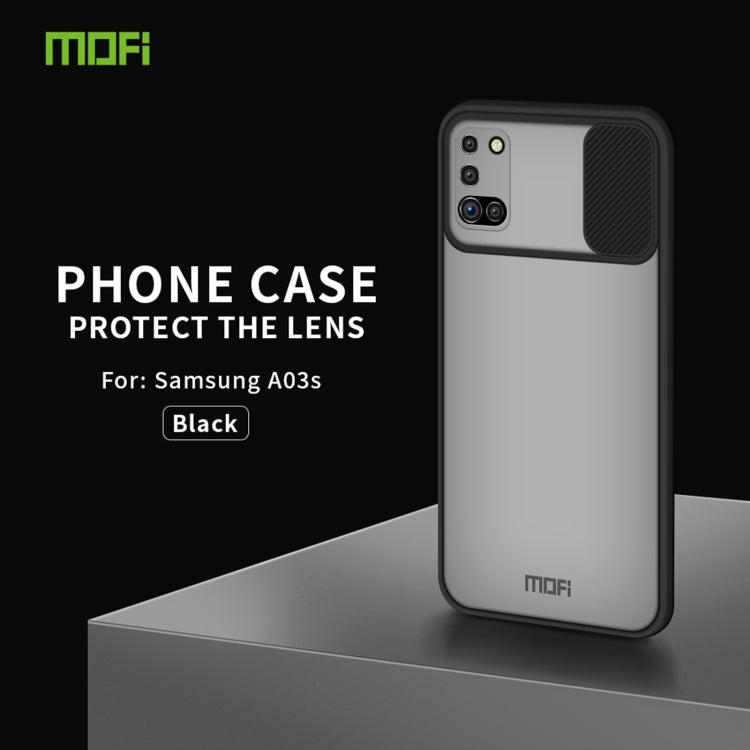 For Samsung Galaxy A03s 164mm MOFI Xing Dun Series Translucent Frosted PC + TPU Privacy Anti-glare Shockproof All-inclusive Protective Case(Black) - free shipping - PMC TechLife - Order now!