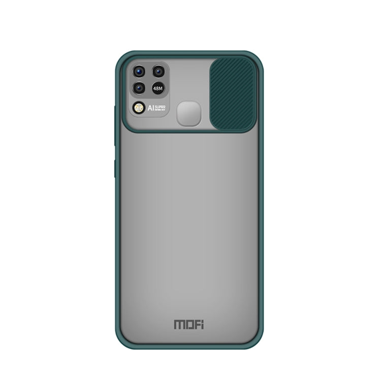 For Infinix HOT 10s / 10t /10s NFC MOFI Xing Dun Series Translucent Frosted PC + TPU Privacy Anti-glare Shockproof All-inclusive Protective Case(Green) - Infinix Cases by MOFI | Online Shopping South Africa | PMC TechLife | Buy Now Pay Later Mobicred