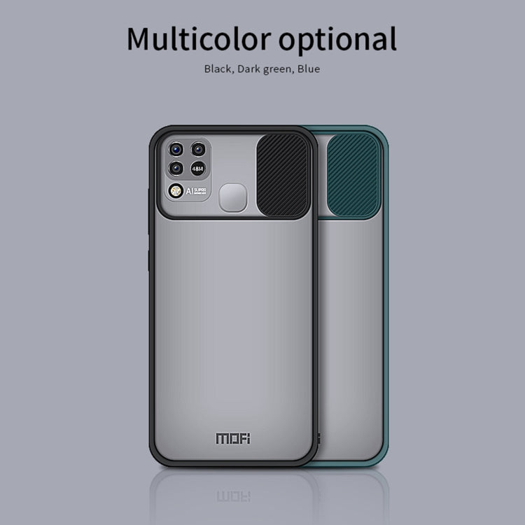 For Infinix HOT 10s / 10t /10s NFC MOFI Xing Dun Series Translucent Frosted PC + TPU Privacy Anti-glare Shockproof All-inclusive Protective Case(Green) - Infinix Cases by MOFI | Online Shopping South Africa | PMC TechLife | Buy Now Pay Later Mobicred