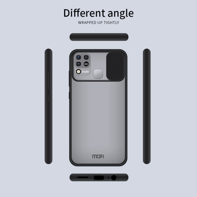 For Infinix HOT 10s / 10t /10s NFC MOFI Xing Dun Series Translucent Frosted PC + TPU Privacy Anti-glare Shockproof All-inclusive Protective Case(Green) - Infinix Cases by MOFI | Online Shopping South Africa | PMC TechLife | Buy Now Pay Later Mobicred