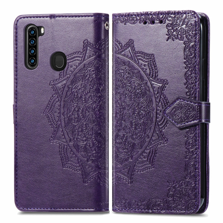For Blackview A80 Pro Mandala Flower Embossed Horizontal Flip Leather Case with Holder & Three Card Slots & Wallet & Lanyard(Purple) - More Brand by PMC TechLife | Online Shopping South Africa | PMC TechLife | Buy Now Pay Later Mobicred