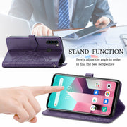 For Blackview A80 Pro Mandala Flower Embossed Horizontal Flip Leather Case with Holder & Three Card Slots & Wallet & Lanyard(Purple)
