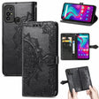 For Doogee X96 Pro Mandala Flower Embossed Horizontal Flip Leather Case with Holder & Three Card Slots & Wallet & Lanyard(Black) - More Brand by PMC TechLife | Online Shopping South Africa | PMC TechLife | Buy Now Pay Later Mobicred