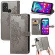 For Doogee X96 Pro Mandala Flower Embossed Horizontal Flip Leather Case with Holder & Three Card Slots & Wallet & Lanyard(Grey) - More Brand by PMC TechLife | Online Shopping South Africa | PMC TechLife | Buy Now Pay Later Mobicred