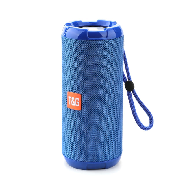 T&G TG621 Portable Water-resistant 3D Stereo Wireless Speaker, Support FM Radio / TWS / TF Card(Blue)