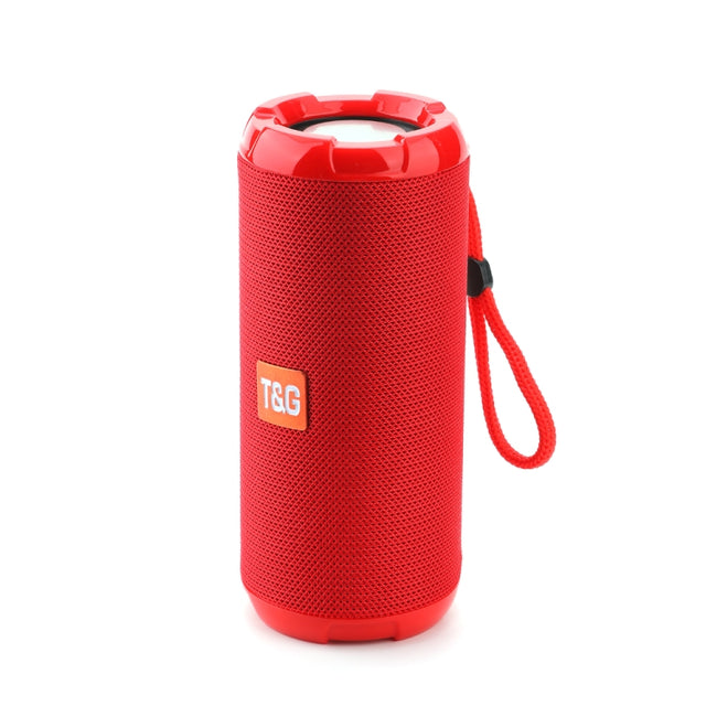 T&G TG621 Portable Water-resistant 3D Stereo Wireless Speaker, Support FM Radio / TWS / TF Card(Red)