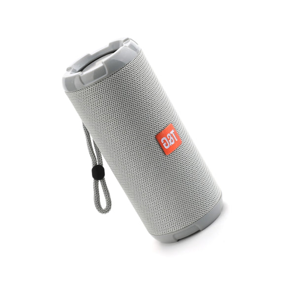 T&G TG621 Portable Water-resistant 3D Stereo Wireless Speaker, Support FM Radio / TWS / TF Card(Gray)