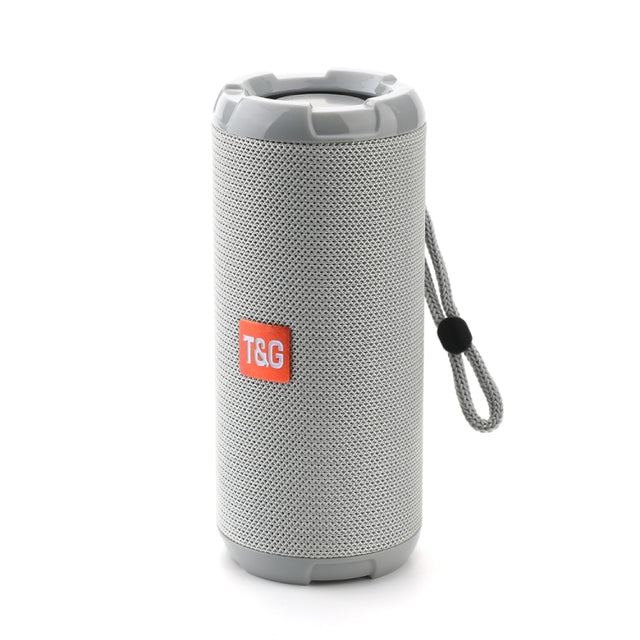 T&G TG621 Portable Water-resistant 3D Stereo Wireless Speaker, Support FM Radio / TWS / TF Card(Gray)
