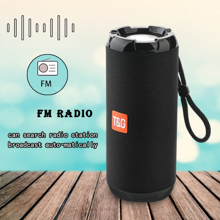 T&G TG621 Portable Water-resistant 3D Stereo Wireless Speaker, Support FM Radio / TWS / TF Card(Red)