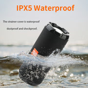 T&G TG621 Portable Water-resistant 3D Stereo Wireless Speaker, Support FM Radio / TWS / TF Card(Red)