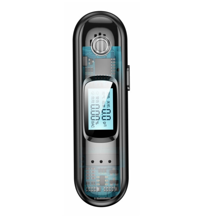 T01 Breath Alcohol Test Non-contact Detector Digital LCD Display Police Breathalyzer - Breath Alcohol Tester by PMC TechLife | Online Shopping South Africa | PMC TechLife | Buy Now Pay Later Mobicred