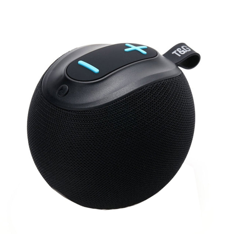 T&G TG623 TWS Portable Wireless Speaker Outdoor Water-resistant Subwoofer 3D Stereo Support FM / TF Card(Black)
