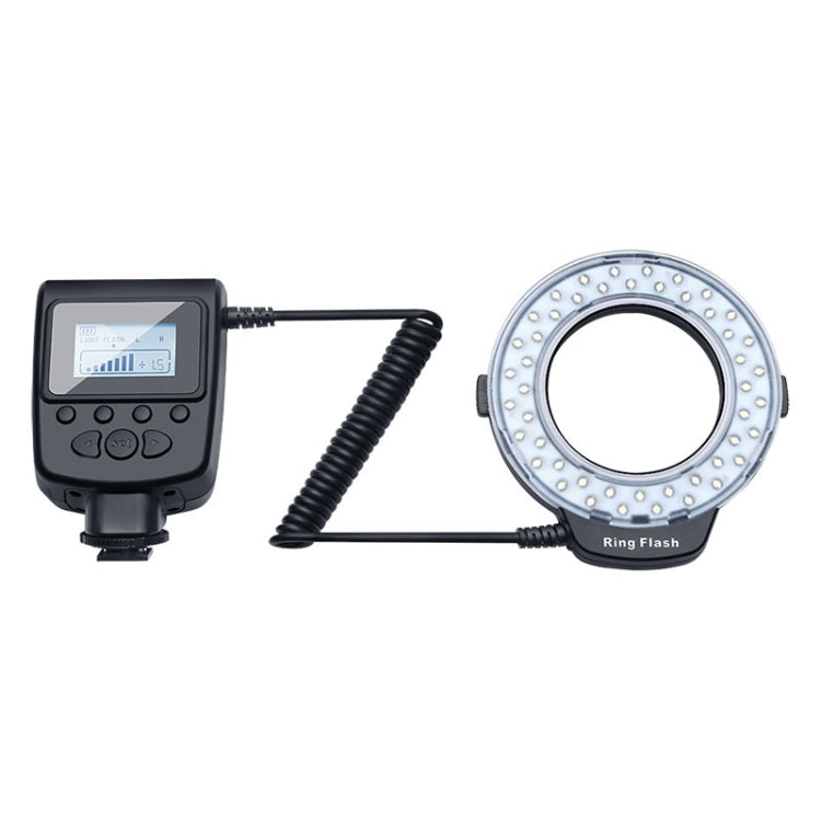 HD-130 Macro LED Ring Flash Light with 8 Different Sizes Adapter Ring (40.5 / 52 / 55 / 58 / 62 / 67 / 72 / 77mm)  & 3 x Color Diffuser - free shipping - PMC Jewellery - Order now!