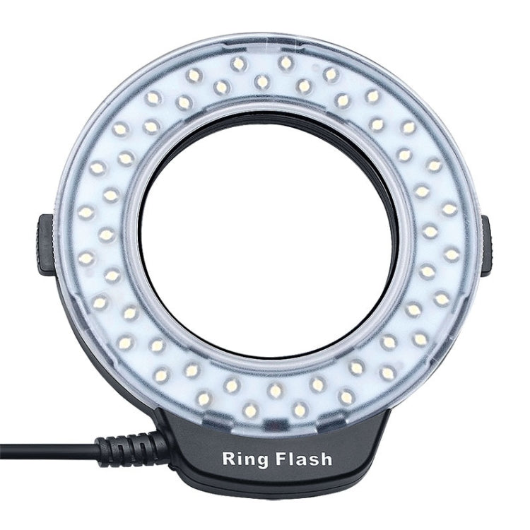 HD-130 Macro LED Ring Flash Light with 8 Different Sizes Adapter Ring (40.5 / 52 / 55 / 58 / 62 / 67 / 72 / 77mm)  & 3 x Color Diffuser - free shipping - PMC Jewellery - Order now!