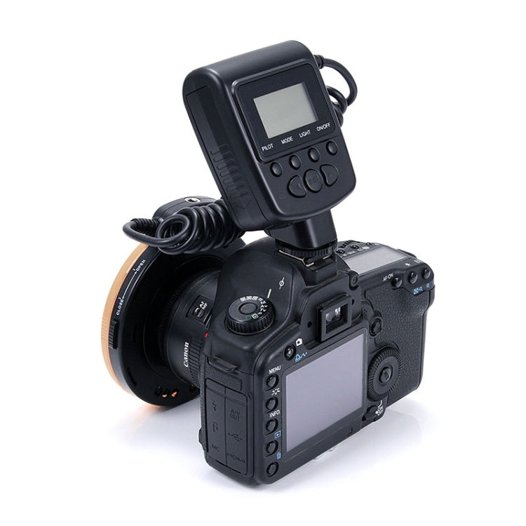 HD-130 Macro LED Ring Flash Light with 8 Different Sizes Adapter Ring (40.5 / 52 / 55 / 58 / 62 / 67 / 72 / 77mm)  & 3 x Color Diffuser - free shipping - PMC Jewellery - Order now!